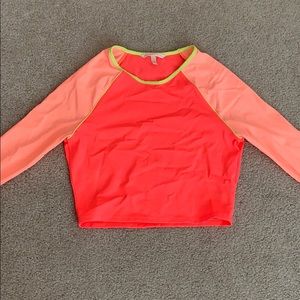 Victoria Secret Cropped Swim Shirt
